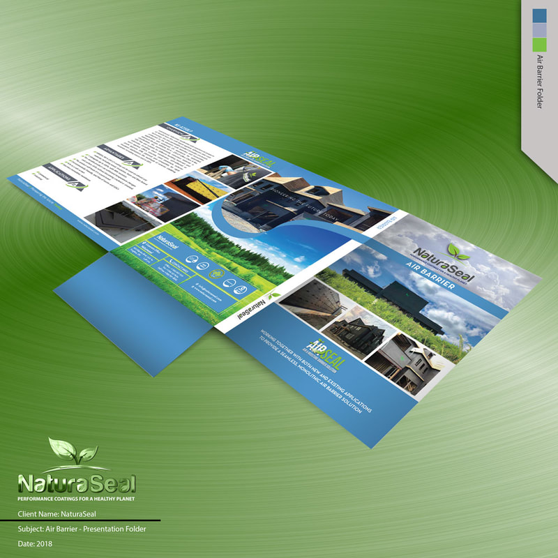 Presentation Folder - NaturaSeal- Design by Mantegh Studio