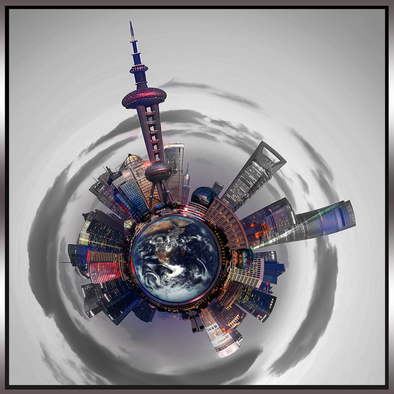 Shanghai- circle cityscape-D.Mantegh