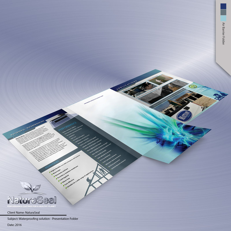 Presentation Folder - NaturaSeal- Design by Mantegh Studio